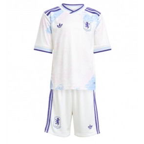 Aston Villa Harvey Elliott #9 Tredjetrøje Børn 2025-26 Kortærmet (+ Korte bukser)